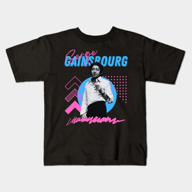 serge gainsbourg***original retro Kids T-Shirt by OtakOtak